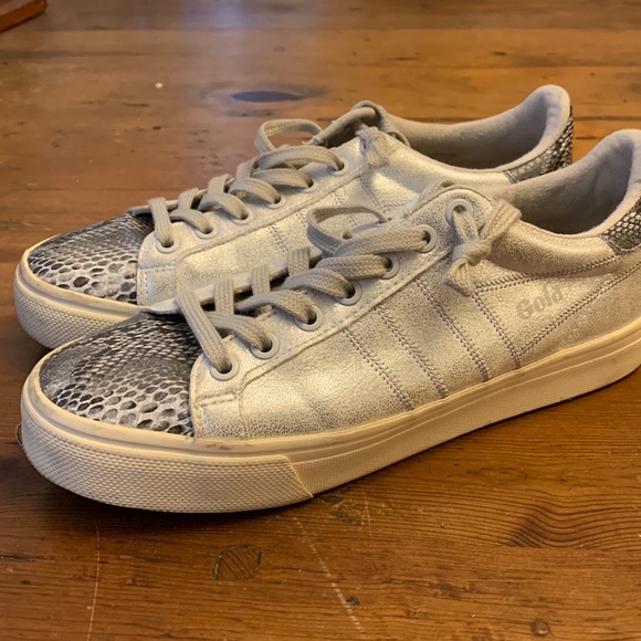 Women's Gola Orchid II Snakeskin Sneakers - Picture 2 of 8